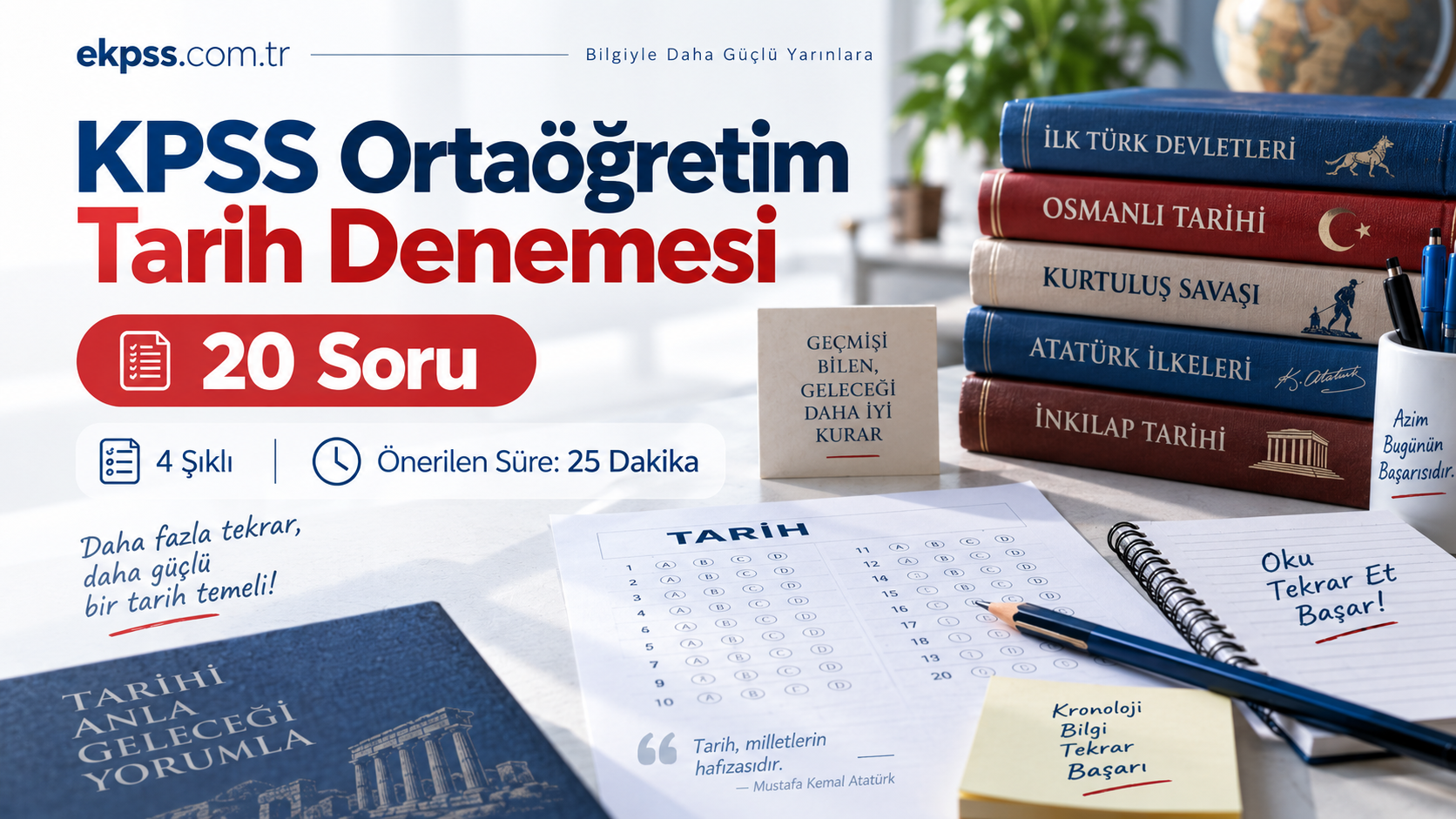 KPSS Ortaöğretim Tarih Denemesi kapak resmi